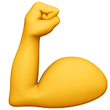 Angespannter Bizeps