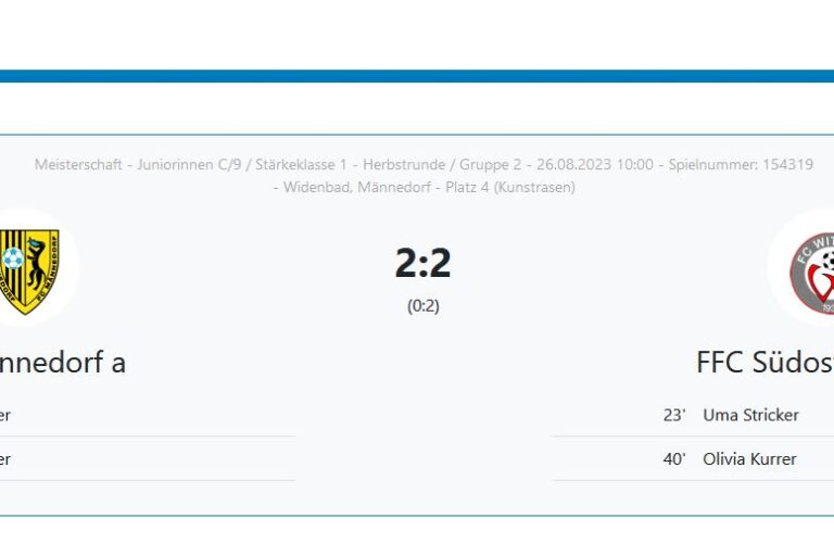 Matchbericht FCM
